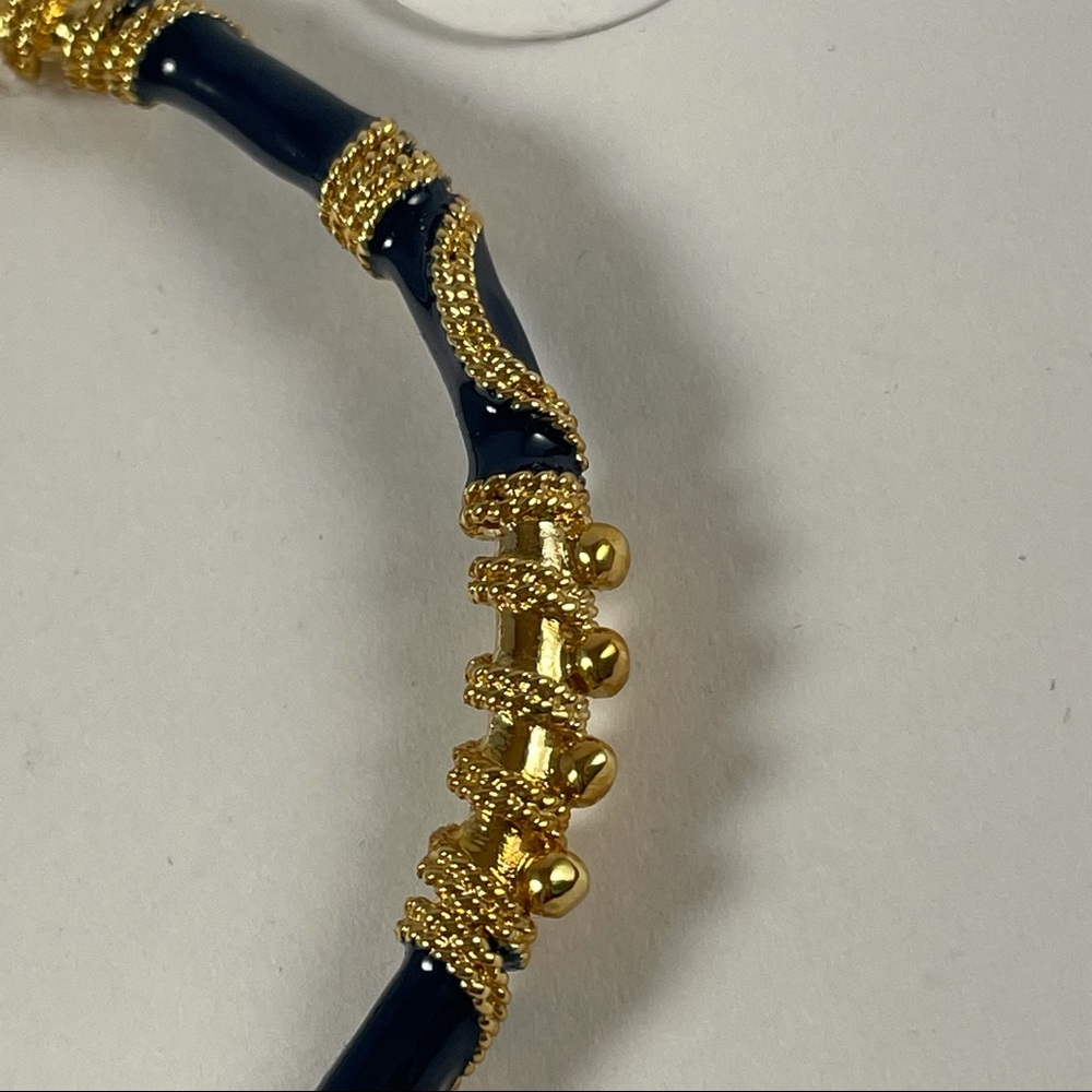 Navy & Gold Bangle - Picture 2 of 3